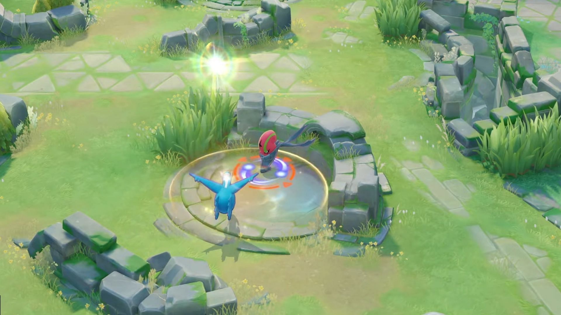 Latios using Luster Purge (Image via The Pokemon Company)